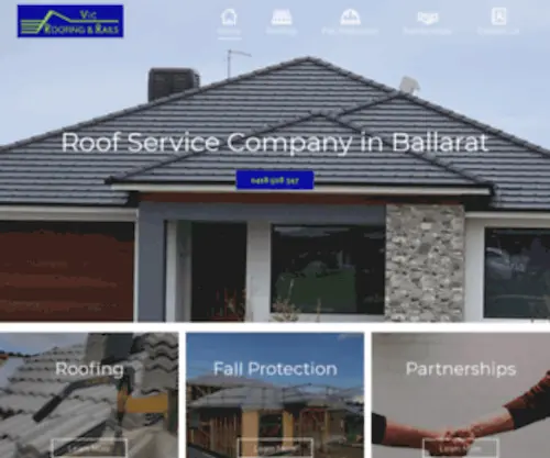 Vicroofingandrails.com.au(Complete Roof Service Company Servicing Victoria) Screenshot