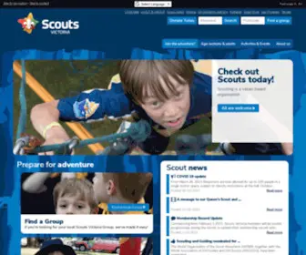 Vicscouts.com.au(Scouts Victoria) Screenshot