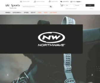 Vicsports.es(Tienda Online de Distribuidor Oficial de marcas deportivas) Screenshot