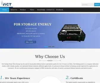 Victbattery.com(China Lithium Battery) Screenshot