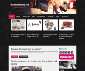 Victimdelamode.com(Blog mode et beauté) Screenshot