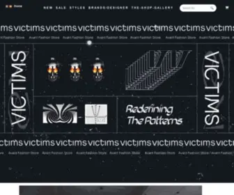 VictimsStore.com(VICTIMS store) Screenshot