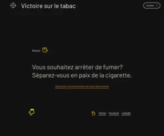 Victoiresurletabac.com(En route pour une nouvelle vie sans tabac) Screenshot