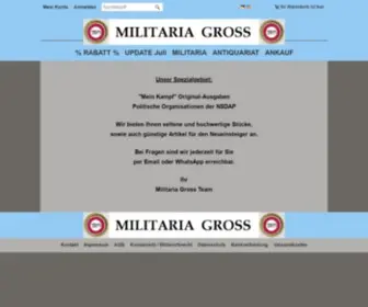 Victor-Gross.eu(Militaria Gross) Screenshot