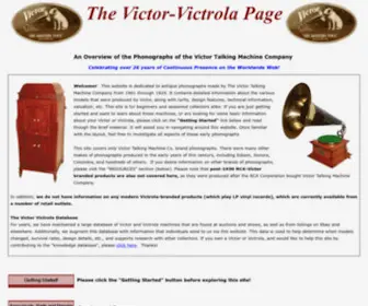 Victor-Victrola.com(The Victor Victrola Page) Screenshot