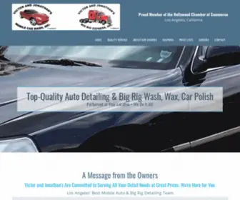 Victorandjonathansmobilecarwash.com(Mobile Auto Detailing) Screenshot