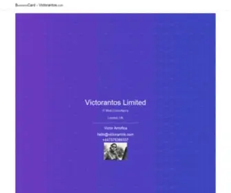 Victorantos.com(BCard) Screenshot