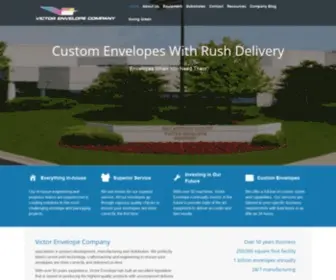Victorenvelope.com(Victor Envelope Company) Screenshot