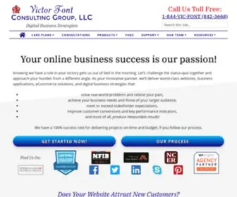 Victorfont.com(Victor Font Consulting Group) Screenshot
