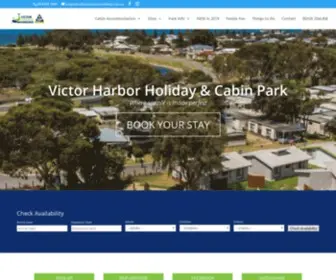 Victorharborholiday.com.au(Victor Harbor Holiday and Cabin Park) Screenshot