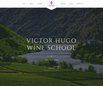 Victorhugowineschool.com(Our mission) Screenshot