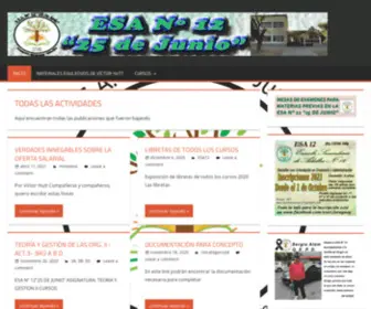 Victorhutt.com.ar(Actividades ESA 12) Screenshot