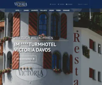 Victoria-Davos.ch(Turmhotel Victoria Davos) Screenshot