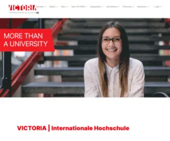 Victoria-Hochschule.de(Bachelor & Master Studium) Screenshot