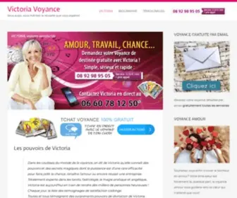 Victoria-Voyance.com(Victoria médium voyance pure) Screenshot