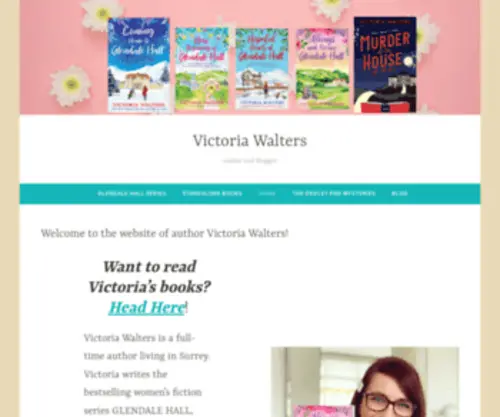 Victoria-Writes.com(Author and Blogger) Screenshot