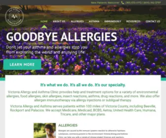 Victoriaallergy.com(Victoria Allergy and Asthma Clinic) Screenshot