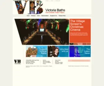 Victoriabaths.org.uk(Victoria Baths in Manchester) Screenshot