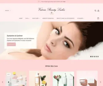 Victoriabeautylashes.com.au(Victoria Beauty Lashes specialises in lashes and beauty care) Screenshot