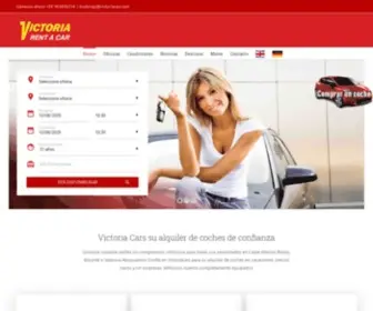 Victoriacars.com(Victoria Cars Alquiler de coches en Calpe) Screenshot