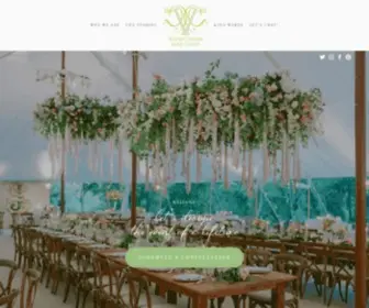 Victoriaclausen.com(Victoria Clausen Floral Events) Screenshot