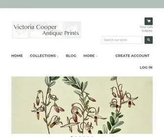 Victoriacooperantiqueprints.com(Victoria Cooper Antique Prints) Screenshot