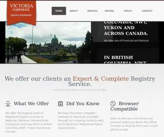 Victoriacorporate.com(Victoria Corporate Records Ltd) Screenshot