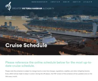 Victoriacruise.ca(Cruise Schedule) Screenshot