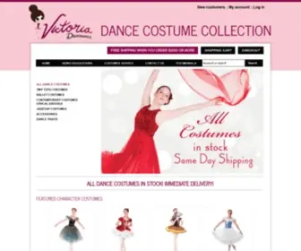 Victoriadancewear.com(Victoria Dancewear) Screenshot