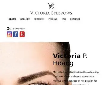 Victoriaeyebrows.com(Victoria Eyebrows) Screenshot