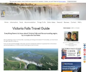 Victoriafalls-Guide.net(Victoria Falls Travel Guide) Screenshot