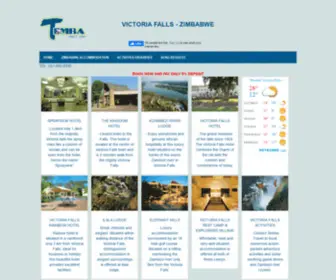 Victoriafalls-Zimbabwe.com(Accommodation and activities of Victoria Falls Zimbabwe) Screenshot