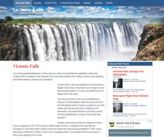 Victoriafallstourism.org(Victoria Falls Tourism) Screenshot