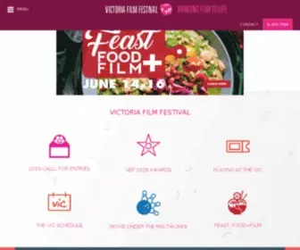 Victoriafilmfestival.com(Victoria Film Festival) Screenshot