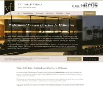 Victoriafunerals.com.au(Funeral Directors Melbourne) Screenshot