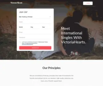 Victoriahearts.com(Best International Dating Site To Meet Singles) Screenshot