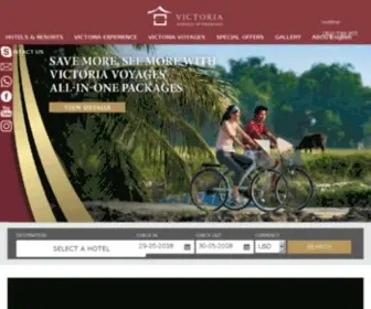 Victoriahotels.asia(Victoria Hotels & Resorts) Screenshot