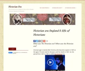 Victorian-Era.org(Victorian Era life in England) Screenshot