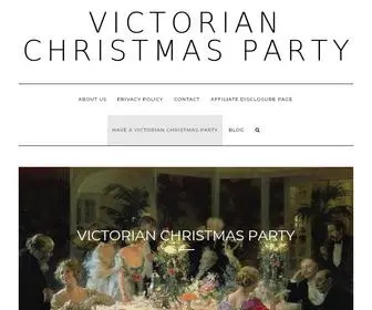 Victorianchristmasparty.com(Have a Victorian Christmas Party) Screenshot