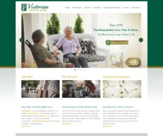 Victorianseniorcare.com(Assisted Living Communities) Screenshot