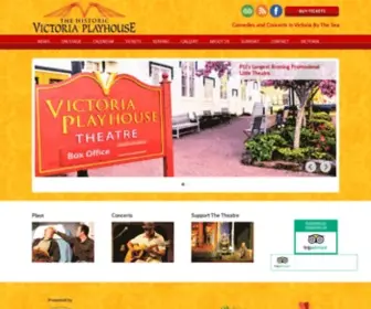 Victoriaplayhouse.com(An Unforgettable Theatre Experience For EveryoneVictoria Playhouse) Screenshot