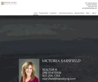 Victoriasarsfieldrealtor.com(Victoria Sarsfield) Screenshot