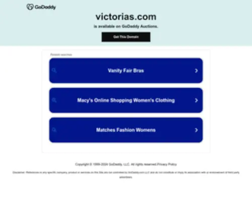 Victorias.com(Victorias for sale) Screenshot