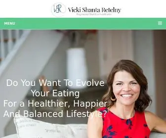 Victoriashantaretelny.com(The Lifestyle Nutritionist) Screenshot