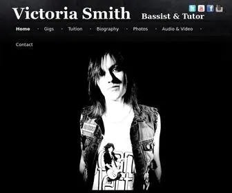 Victoriasmith.info(Victoria Smith Bassist & Tutor) Screenshot