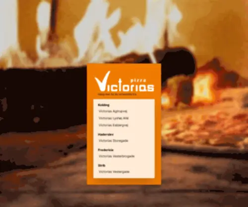 Victoriaspizza.dk(Kærlighed til kvalitet) Screenshot