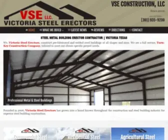 Victoriasteelerectors.com(Steel Metal Building Erector Contractor) Screenshot