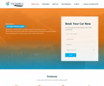 Victoriatravelsindia.com(Car Hire) Screenshot