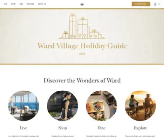 Victoriaward.com(Ward Village) Screenshot