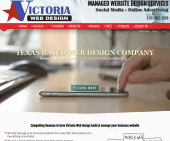 Victoriawebdesign.com(Texas Web Design Company) Screenshot